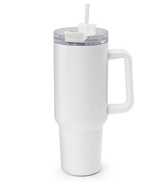 40 oz. Sublimation Travel Tumbler with Handle